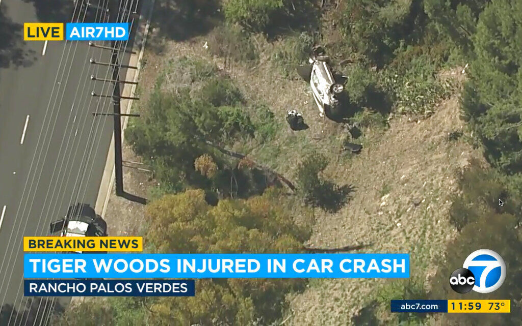 Tiger Woods Vehicle Crash